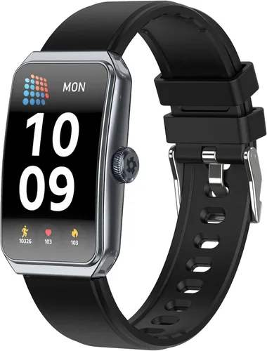 Miniatura 8 de Rastreador de actividad física con frecuencia cardíaca 24/7, oxígeno en sangre, rastreador de sueño, reloj de fitness impermeable, rastreador