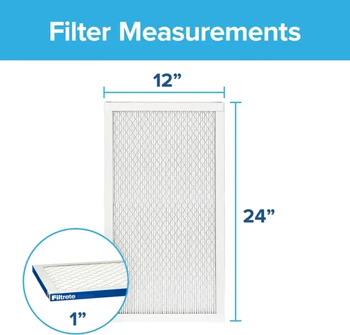 Miniatura 2 de Filtrete 12x24x1 filtro de aire para caldera/aire acondicionado, MERV 13, MPR 2200, Elite Allergen, filtro de bacterias y virus, filtro de limpieza