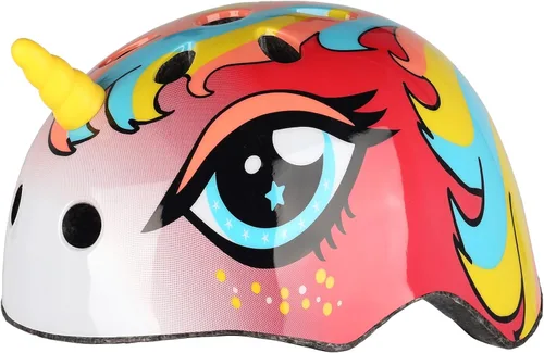 Miniatura 18 de Casco de bicicleta para niños pequeños, ajustable y multideportivo para niños y niñas, 2 tamaños