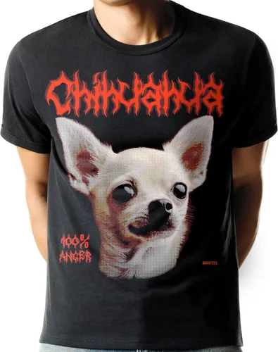Miniatura 36 de Camiseta de Heavy Metal de los 80s con Animal en Negro - 100% Algodón - para Hombre y Mujer