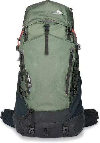 Miniatura 3 de High Sierra Pathway 2.0 Mochila con funda de almacenamiento de hidratación, para senderismo, ciclismo, camping, viajes, verde bosque/negro, 60