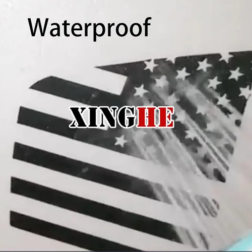 Miniatura 6 de Xinghe para Dodge Charger 2011-2023, calcomanías de bandera americana para ventanas laterales traseras, 2 piezas de calcomanía de bandera de EE. UU.