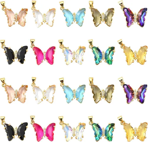 Miniatura 23 de Ipotkitt 100 dijes de cristal colorido con forma de lágrima de cristal facetado para hacer aretes, collares, joyas