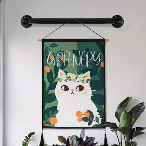 Miniatura 8 de GeilSpace Tubo de metal negro precortado de 1 x 2 pulgadas, acero industrial que se adapta a tuberías y accesorios roscados estándar de una pulgada