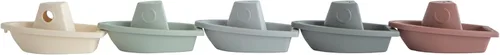 Miniatura 2 de mushie Juguete apilable de barcos de baño (original) Juguetes flotantes de bañera para bebés y niños pequeños, juego de 5 Fabricado en Dinamarca