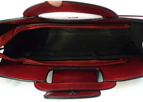 Miniatura 3 de Goclothod Bolso de mano con asa superior para mujer estilo vintage con solapa bandolera