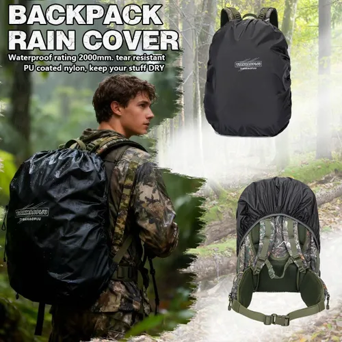 Miniatura 4 de TIANHAOPIU Pro - Mochila táctica de caza de 48 L, compartimento militar para cuchillos de camuflaje Molle, puerto USB listo para acampar al aire