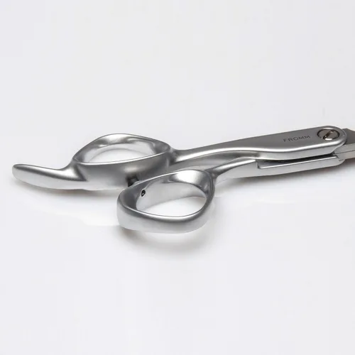 Miniatura 3 de Fromm Tijeras de corte de pelo extra suaves para mano izquierda de 5.75 pulgadas en húmedo y seco en plata mate tijeras de acero japonés con hoja