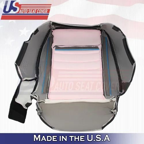 Miniatura 8 de 2011 2012 compatible con Dodge Charger SXT Front Driver Top & Bottom Cubiertas de cuero negro