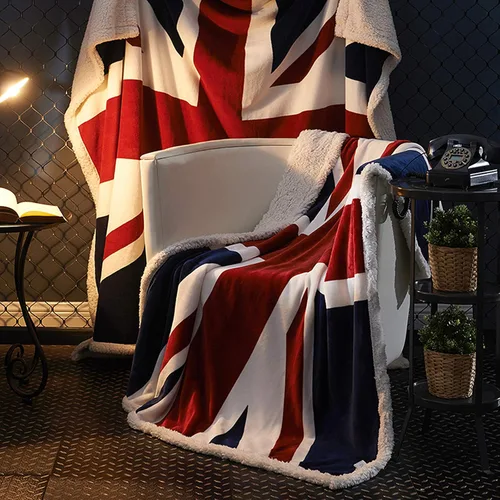 UKELER Manta de Forro Polar Union Jack 50 x 60 Pulgadas Mantas de Forro Polar Suaves y Esponjosas para Adultos, Niños Pequeños, Niños y Niñas