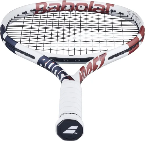 Miniatura 5 de Babolat Boost Drive - Raqueta de tenis con cuerda (blanco) - Añade una bolsa opcional, pelotas de tenis y agarres