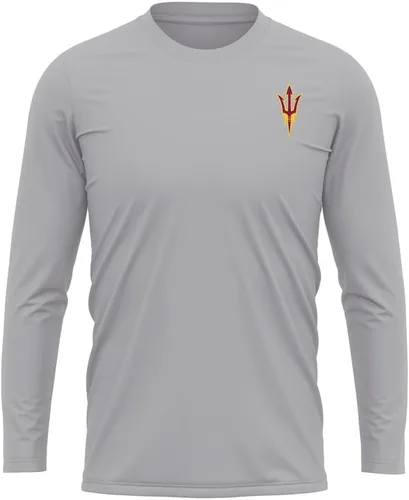 Miniatura 51 de Camisa deportiva de manga larga oficial de la NCAA Collegiate para hombre, con logotipo en el pecho izquierdo, colección Athletic Heather