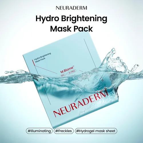 Miniatura 3 de Hydro - Mascarilla facial en lámina, suero de tez radiante brillante, cuidado de la piel hidratante (paquete de 5)