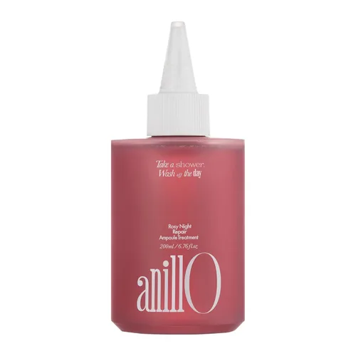 Tratamiento Rosy Night de ampollas capilares para cabello dañado – Fórmula de reparación de agua a crema con péptidos y aminoácidos – Control del