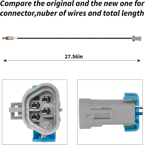 Miniatura 2 de 234-4331 Sensor de oxígeno O2 ascendente compatible con Rainier Colorado Trailblazer Canyon Envoy H3 Ascender