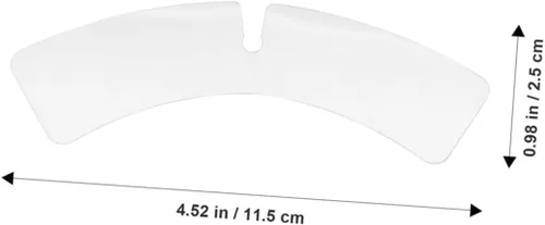 Miniatura 2 de 100 piezas transparentes para cuello para hombres y mujeres, insertos de soporte de cuello para camisas de vestir para uso a término