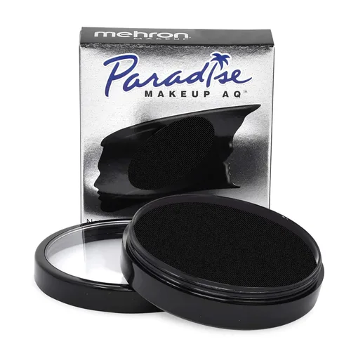 Pintura corporal y facial. Paradise AQ con maquillaje de 1.4 oz., Negro