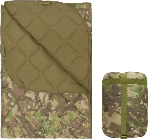 Miniatura 33 de LOOGU Manta Camuflaje Impermeable Aislante Forro de Poncho para Camping al Aire Libre, Senderismo, Caza, Supervivencia, Mochileros, Picnic Us
