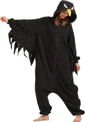 Miniatura 4 de Pijama de dinosaurio de pterosaurio para adultos, cosplay de Navidad y Halloween