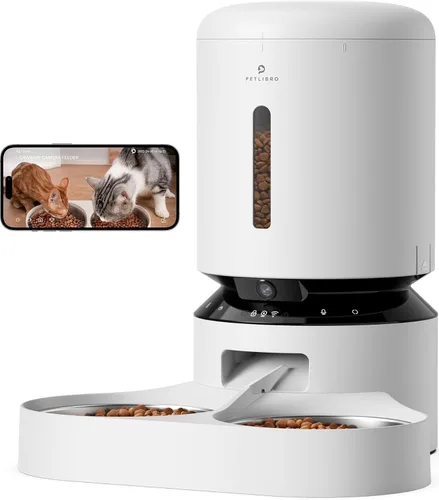 Miniatura 14 de PETLIBRO Comedero Automático para Gatos, Dispensador de Comida para Mascotas con Preservación de Frescura, Comederos Temporizados para Gatos