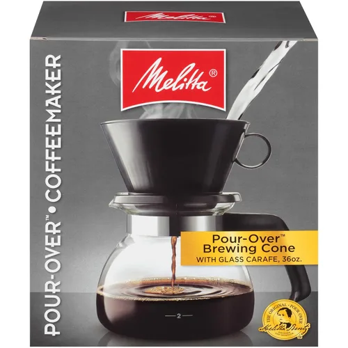 Miniatura 4 de Melitta cafetera, cápsula con vertedor más taza para viaje paquete de 2.