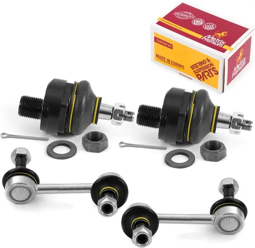 Miniatura 296 de Metrix Premium Chassis Parts - Juego de 4 piezas de articulación de rótula superior y barra estabilizadora delantera para Ford Ranger RWD 1998-2011