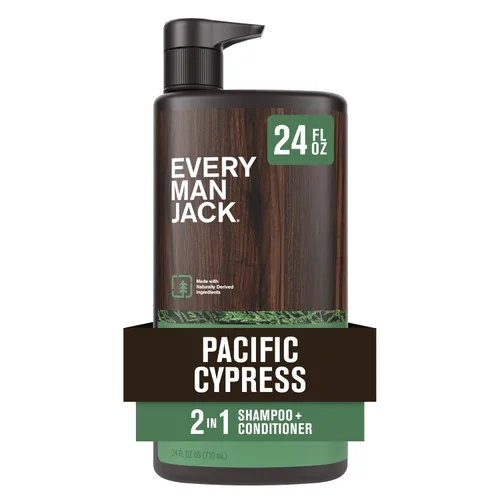 Miniatura 12 de Every Man Jack Champú diario 2 en 1 + acondicionador - Ámbar + sándalo Nutritivo para todo tipo de cabello, derivado de forma natural, libre
