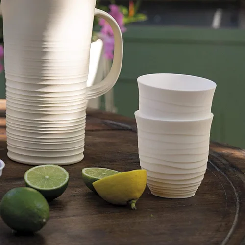 Miniatura 2 de Guzzini Vaso bajo de arcilla Tierra