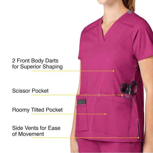 Miniatura 2 de WonderWink Wonderflex Verity - Camiseta de tirantes para mujer