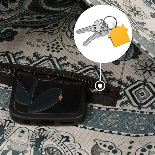 Miniatura 4 de Bolsa de esterilla de yoga impresa a la moda con bolsillo lateral grande y bolsillo con cremallera, bolsa larga de yoga que se adapta a la mayoría