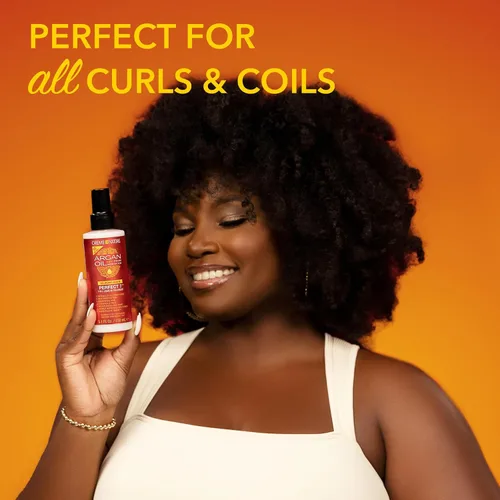 Miniatura 3 de Creme of Nature Aceite de Argán Perfecto Tratamiento 7 en 1 para cabello rizado, anti-frizz, protección contra el calor y brillo exótico, regalo