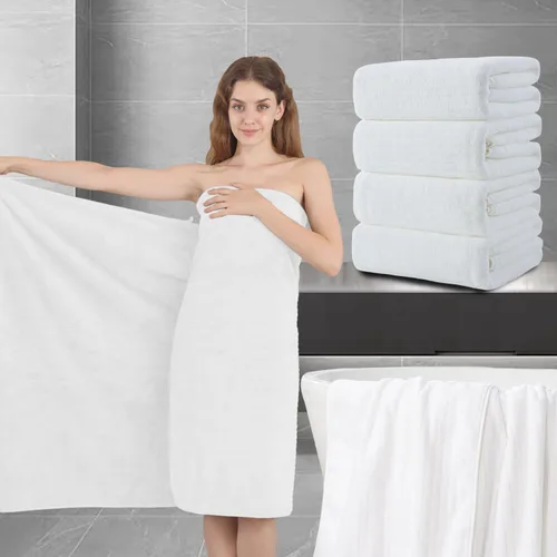 Miniatura 28 de Juego de toallas de baño de 8 piezas 2 toallas de baño grandes de gran tamaño, 2 toallas de mano y 4 paños Juego de toallas de baño ultrasuaves