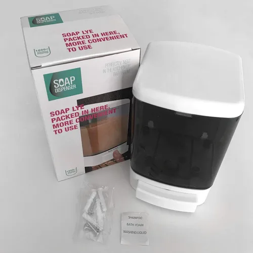 Miniatura 7 de Dispensador manual de jabón 33.8oz / 1000ml para cocina, baño, montado en pared, dispensador de jabón comercial para contenedores líquidos, champú