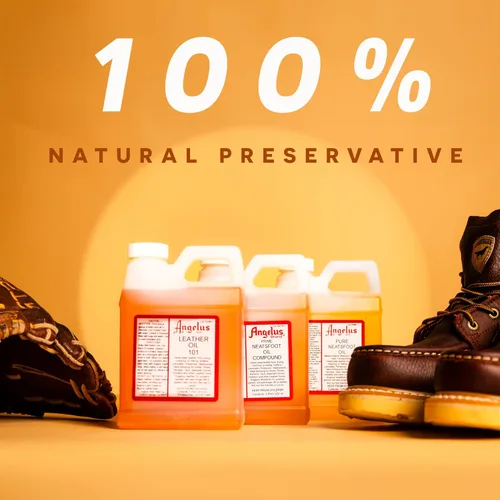 Miniatura 3 de Angelus Brand Prime - Aceite de cuero para botas, zapatos, guantes de béisbol, tachuelas y más, impermeable, suaviza, condiciones, conserva, marrón