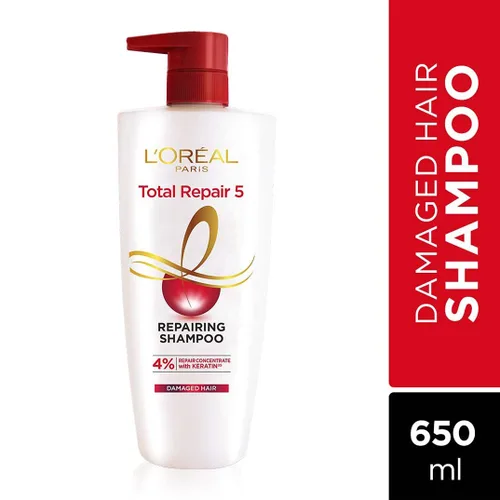 Miniatura 7 de L'Oreal Paris Hair Expertise Total Repair 5 Champú, 21.6 fl oz