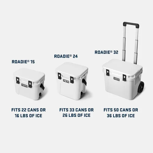 Miniatura 6 de YETI Roadie 24 2.0 - Enfriador duro con correa de hombro DoubleDuty y tapón de drenaje Carbón