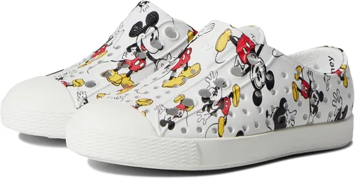 Native Shoes Zapatos deportivos Jefferson con estampado para niños pequeños parte superior flexible de EVA estampados divertidos coloridos y punta