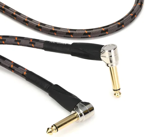 Miniatura 4 de Roland Gold Series Cable de instrumento, conector angulado/en ángulo de 1/4 pulgadas, 1 pie