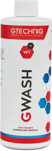 Gtechniq - W1 GWash - Alta espuma, rompe el vínculo entre la película de suciedad y la pintura; Lubrica para una mínima abrasión de la superficie;