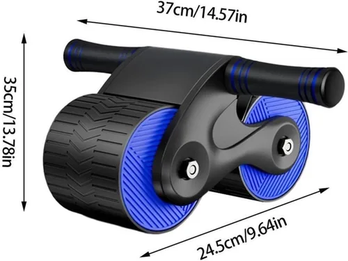 Miniatura 2 de Abdominales Dieta Músculos Abdominales Fitness Rueda Ab Slide Entrenamiento Rebote Automático Rueda Abdominal Rueda Para