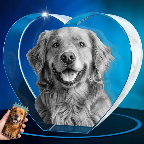 Miniatura 20 de ArtPix 3D Foto de cristal, regalos conmemorativos personalizados para perros con tu propia foto para los amantes de los perros, dueños de mascotas