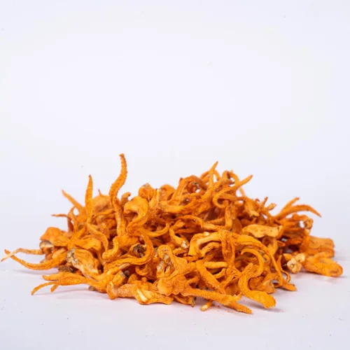 Essential Spice Champiñones Cordyceps secos, 8 onzas – Sabor suave y terroso con beneficios funcionales – Ideal para tés, caldos, tónicos y recetas