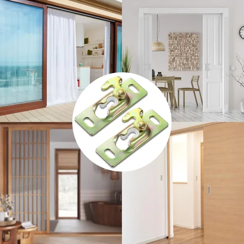Miniatura 7 de Kit de herrajes para puerta de bolsillo, herrajes para puerta corrediza de caravana, montaje de puerta corredera para caravana, colgador de puerta