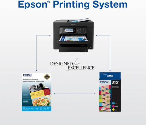 Miniatura 5 de Epson 812 DURABrite Ultra Ink Cartucho negro de capacidad extra alta (T812XXL120-S) funciona con Workforce Pro WF-7310,7820,7840,EC-C7000