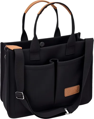Miniatura 20 de Bolso de lona para mujer, bolsos cruzados para mujer, bolsos de trabajo para computadora portátil, bolso grande de mano para enfermera o profesora