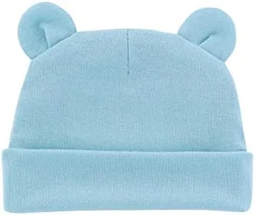 Miniatura 7 de Guozyun Sombreros recién nacidos Bebé Niña Algodón Beanie Gorras Sombrero Bebé Suave Cráneo Tapas Hospital Sombrero para Bebé Niña 0-12 Meses