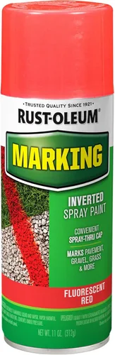 Miniatura 10 de Rust-Oleum 1987830 Pintura en aerosol para marcado especial, 11 onzas, naranja fluorescente