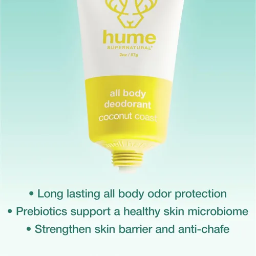 Miniatura 6 de Hume Supernatural Bálsamo invisible para todo el cuerpo, protección de cuerpo completo, sin aluminio, sin bicarbonato de sodio, control de olores