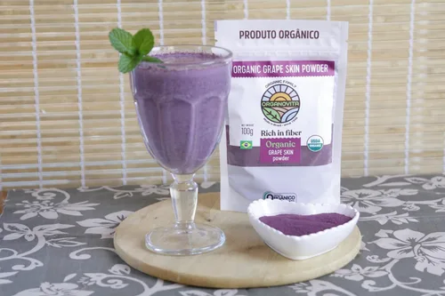 Miniatura 7 de Polvo orgánico – Mezcla en batidos, pasteles, alto contenido de fibra, hecho con ingredientes naturales prensados en frío, sin gluten, todo