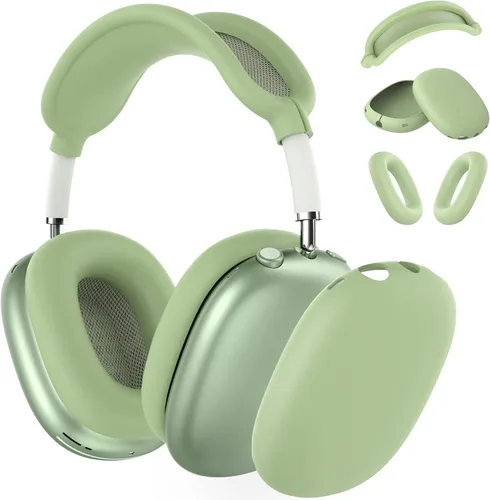 Miniatura 24 de Funda rígida para AirPods Max con modo de sueño, funda de transporte para auriculares con almohadillas de silicona para AirPods
